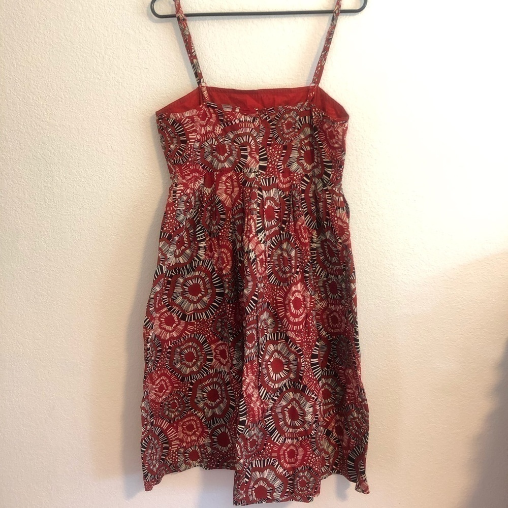Red and Black Flower Print Ideology Dress Size 6 - Picture 9 of 9